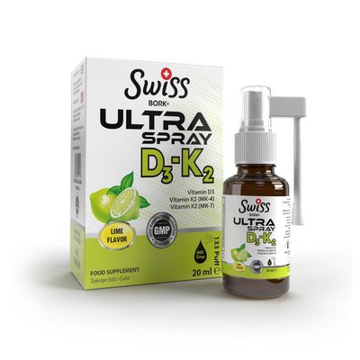 Vitamin D3 K2 Spray  High Strength (20ml) Supplement with 3X Absorption & Triple Potency Formula  Vitamin D 10000IU + K2 (MK-7 & MK-4) for Bone, Immune & Heart Health  Refreshing Lime Flavor(halal)