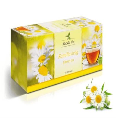 Camomile Chamomile Herbal Natural Premium Herbal Tea - Matricaria Flos - 25 Teabags