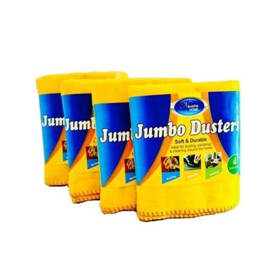 12-96 Pack Professional Jumbo Duster Multi Surface Cleaner 100% Cotton | Home Glass Car Window Kitchen Cleaning Duster (96)