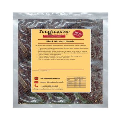 Black Whole Mustard Seeds - 500g