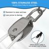 Fanwer Shoulder Pulley, Over The Door Exercise Pulley for Rotator Cuff Recovery, Arm Rehabilitation Over Head Pulley System, Increase Mobility  Flexibility Stretching view 3