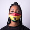 African Flag Face Mask (Ghana) view 2