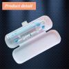 2 Pcs Electric Toothbrush Travel Case, Portable Travel Toothbrush Holder for Oral-B Pro and Other Electric Toothbrush Set by Hovesty(White and Black) view 3