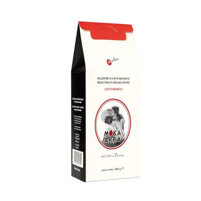 coffee red blend for moka Moka Arra vacuum bag 250 grams ground (250 grams vacuum-packed box and bag)