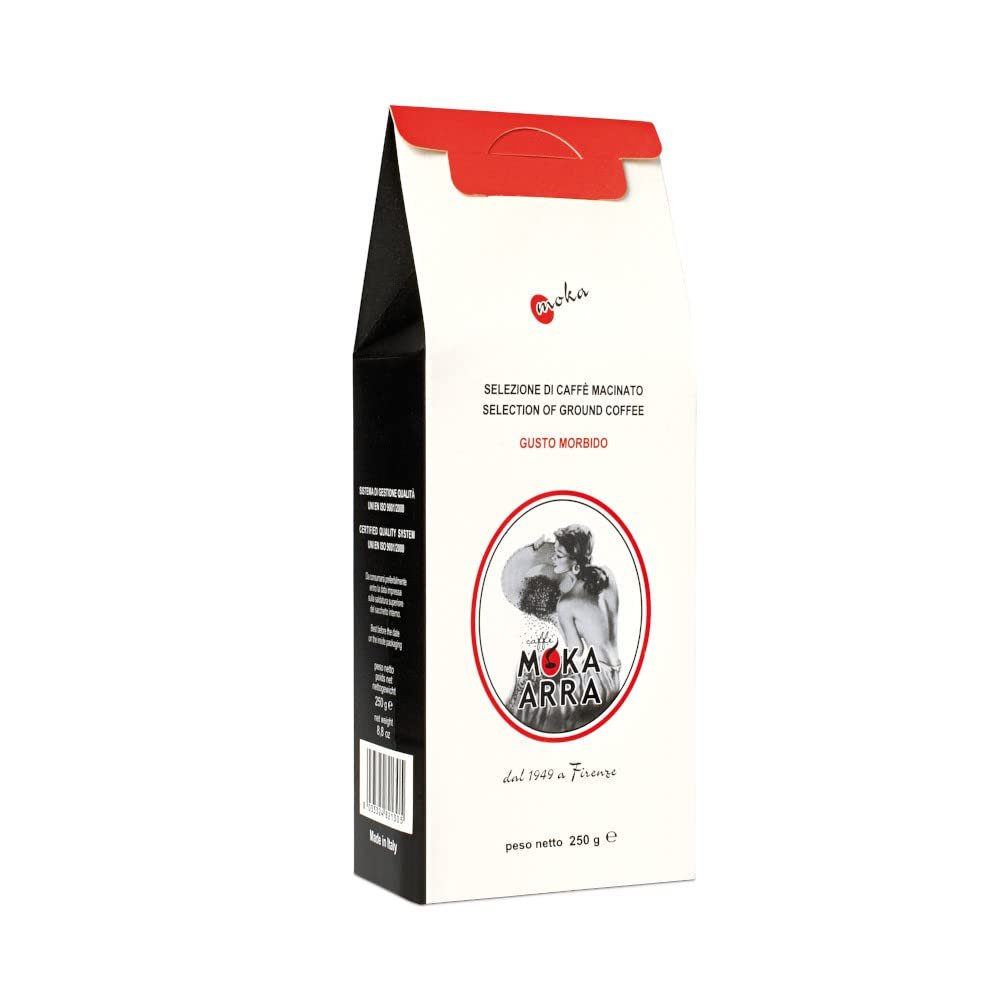 coffee red blend for moka Moka Arra vacuum bag 250 grams ground (250 grams vacuum-packed box and bag)