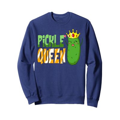 Pickle Queen Gift Dill Pickle Cucumber Sweatshirt