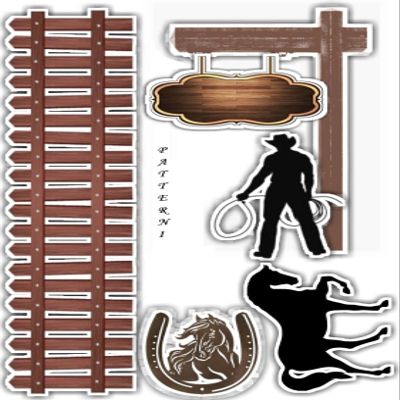 Hobbies and Recreational Edible printed cake toppers-KM Designs (Cowboy1)