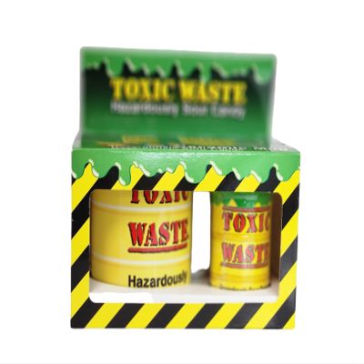 Toxic Waster Hazardously Sour Candy Ceramic Mug & Sour Candies 42g Gift Set