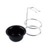 VIFERR Shaving Stand Kit Stainless Steel Razor and Brush Stand Holder Razor Bowl Grooming Set with Soap Bowl for Men view 2