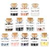 12Pcs Mini Crystals Gemstone Bottles Set, Healing Crystal Tumbled Stones Collection Kit Natural Quartz Gravel Wishing Bottle, DIY Craft Bottles for Healing, Meditation, Chakra Balance & Decoration view 1