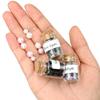 12Pcs Mini Crystals Gemstone Bottles Set, Healing Crystal Tumbled Stones Collection Kit Natural Quartz Gravel Wishing Bottle, DIY Craft Bottles for Healing, Meditation, Chakra Balance & Decoration view 2