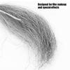 8g Reusable Fake Face Beard Mustache, Simulation Film Makeup Special Effect False Beard for Costume Halloween Party Supplies(grey) view 4