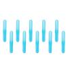 Xiaoyztan 10 Pcs Portable Travel Toothbrush Case Matte Translucent Toothbrush Storage Box Toothbrush Bucket Toothpaste Travel Container (Blue) view 1