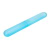 Xiaoyztan 10 Pcs Portable Travel Toothbrush Case Matte Translucent Toothbrush Storage Box Toothbrush Bucket Toothpaste Travel Container (Blue) view 2