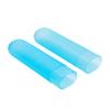 Xiaoyztan 10 Pcs Portable Travel Toothbrush Case Matte Translucent Toothbrush Storage Box Toothbrush Bucket Toothpaste Travel Container (Blue) view 4