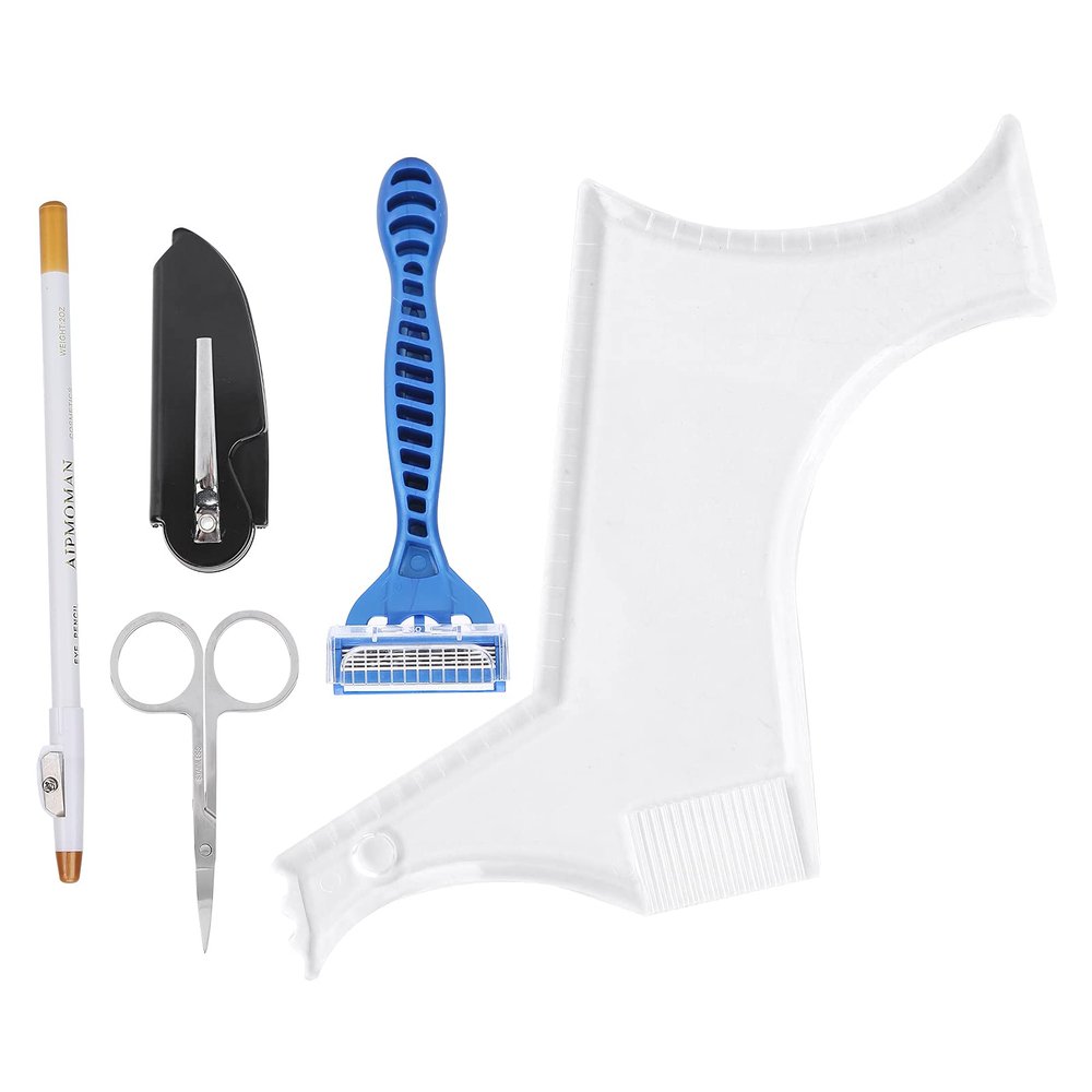 Beard Grooming Set, Safe Use Meet Different Demands Convenient Operate Beard Shaping Tool for Barber Shop for Shave Off Facial Hair