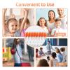 Dental Picks,40pcs Tooth Floss Picks Interdental Brush Flosser Sticks in Orange,Suitable for Daily Cleaning and Protecting Teeth,with Storage Case for Brush Tool view 4