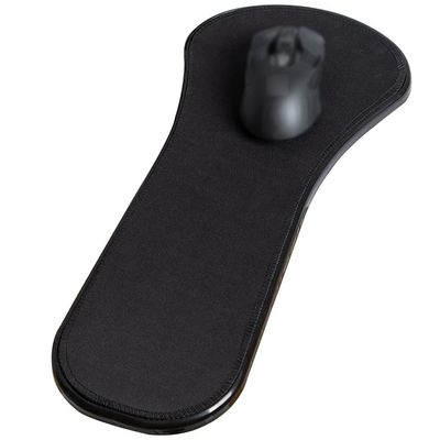 Desk Arm Support Cushion Multifunctional Arm Support, Office Desktop Extender, Ergonomic Computer Desk Arm (Color : Black, Size : 14 * 45.5cm)