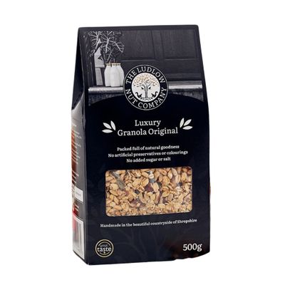 Luxury Original Granola by Ludlow Nut - Breakfast Cereal - Contains Almonds, Oats, Seeds, and Maple Syrup - Source of Vegan Protein and Fibre (1 x 450g)