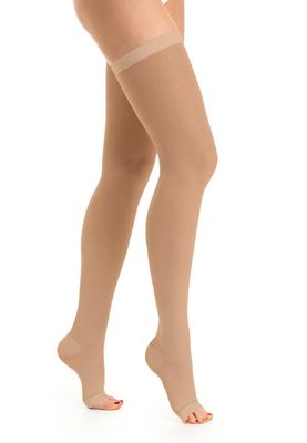 Relaxsan Antiembolism M0370A (1 Pair - Skin, S) Open-toe anti-embolism hold up stockings - K1-18-23 mmHg