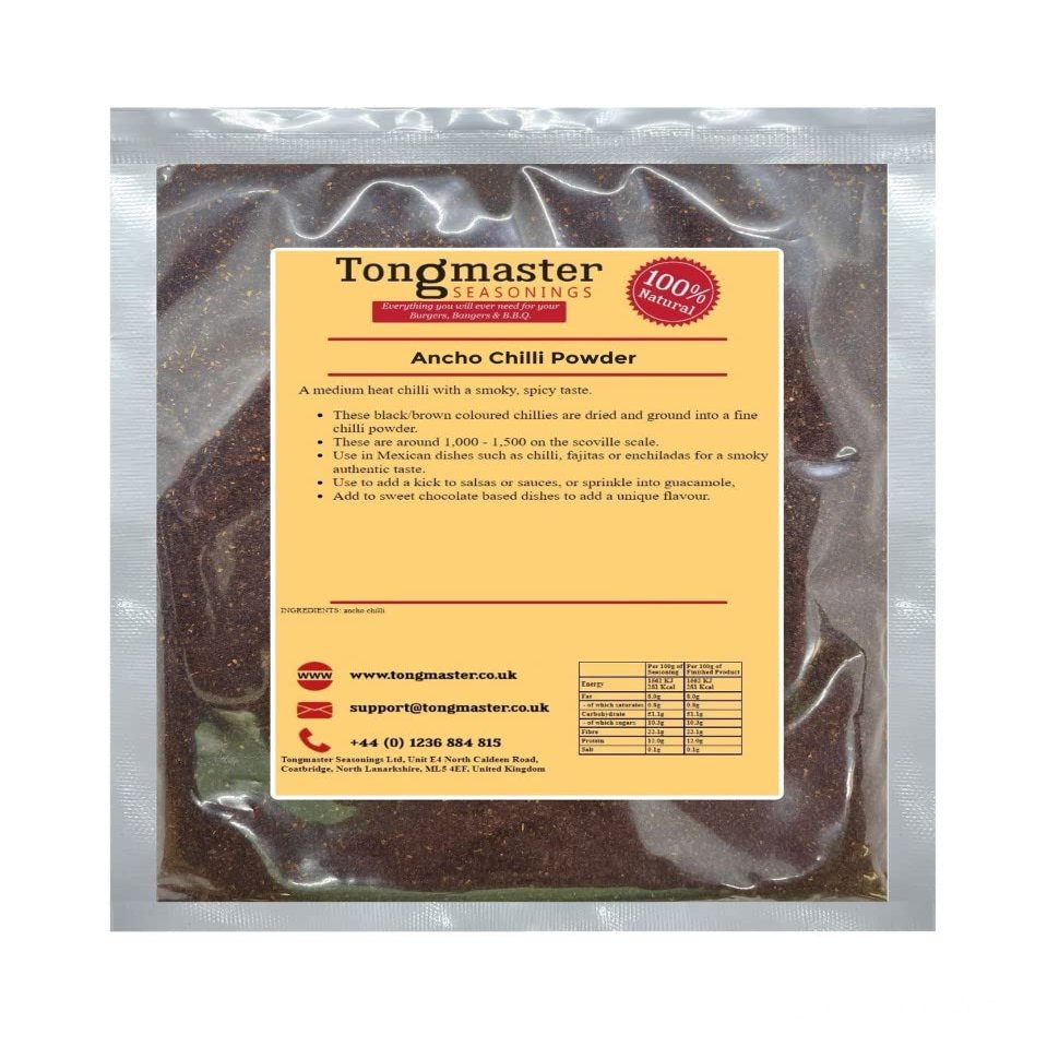 Ancho Chilli Powder - 500g