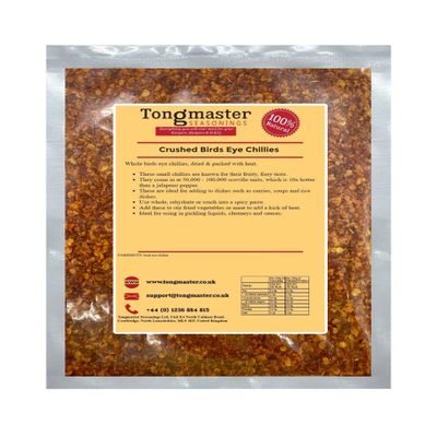 Crushed Birds Eye Chillies - 500g