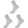 Zyxdk Conductive Socks for TENS EMS Machine, Silver Fiber Electrode Pain Relief Massage Stockings, One Size fits most (Color : Gray 3 Pair) view 1