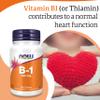 Now Foods, B-1, 100mg, 100 Vegan Tablets, Lab-Tested, Vitamin B1, Thiamine, Gluten Free, Soy Free, Vegetarian view 3