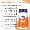 Now Foods, B-1, 100mg, 100 Vegan Tablets, Lab-Tested, Vitamin B1, Thiamine, Gluten Free, Soy Free, Vegetarian view 4