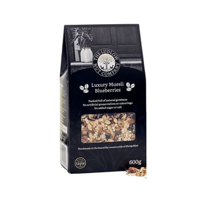 Ludlow Nut Muesli - Blueberry (600g, 2 x 600g, 6 x 600g)- Contains Moist Blueberries, Oats, Cereals and a Host of Fruit and Nuts. (1 x 600g)