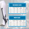 3 Pairs Compression Socks for Men & Women Circulation 15-20mmHg Knee High Compression Socks Best Support for Nurses, Athletic, Running, Cycling, Flying, Travel (White,XXL) view 2