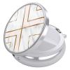 Nipichsha Pill Box, Small Pill Case for Purse & Pocket, Cute Travel Medicine Organizer, Portable Medicine Container Holder to Hold Vitamins, Medication, Fish Oil & Supplement, Geometry Marble view 1