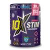 10X Athletic Stim Pre Workout Beta Alanine High Caffeine Creatine Sugar Free Vegan Low Calorie Various Flavours 600g 25/50 Servings (Blue Raspberry) view 1
