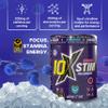 10X Athletic Stim Pre Workout Beta Alanine High Caffeine Creatine Sugar Free Vegan Low Calorie Various Flavours 600g 25/50 Servings (Blue Raspberry) view 2