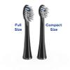 Waterpik Full Size Replacement Brush Heads with Covers for Sonic-Fusion Flossing Toothbrush SFFB-2EB, 2 Count Black view 4