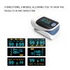 XJZHANG Portable Fingertip Oxygen Saturation Monitor, Finger SpO2 & Pulse Oximeter, for Low Blood Oxygen Saturation Monitor Pulse Heart Rate Monitor OLED Display view 4
