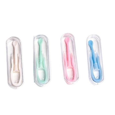 1 Set Color Contact Lens Inserter Removers with Case Travel Plastic Contact Lens Handlers Kit Includes Tweezers and Inserter