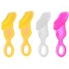 4 Pieces Silicone Baby Toothbrush, Chewable Soft Training First Toothbrush, Gum Massager for Babies and Toddlers view 1