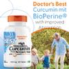 Doctor's Best, High Absorption Curcumin, 1.000mg, 120 Vegan Tablets, Turmeric, Gluten Free, SOYA Free, Vegetarian view 3