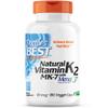 Doctor's Best, Natural Vitamin K2, MK-7 with MenaQ-7, 45 mcg, 180 Vegan Capsules, Laboratory Tested, Gluten Free, Soy Free, Vegetarian view 1