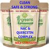 NAC N-Acetyl-Cysteine & Quercetin VIT C Complex 1600mg High Strength Per Serving  120 Vegan Friendly Capsules-, No Fillers or Binders Nac Quercetin VIT C Complex view 1