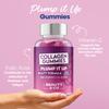 Collagen Gummies - Plump it up Raspberry-120 High Strenght Marine Collagen Gummies 500mg per Serving with Biotin, Vitamin C & Folic Acid from Beauty & Co. (120) view 2