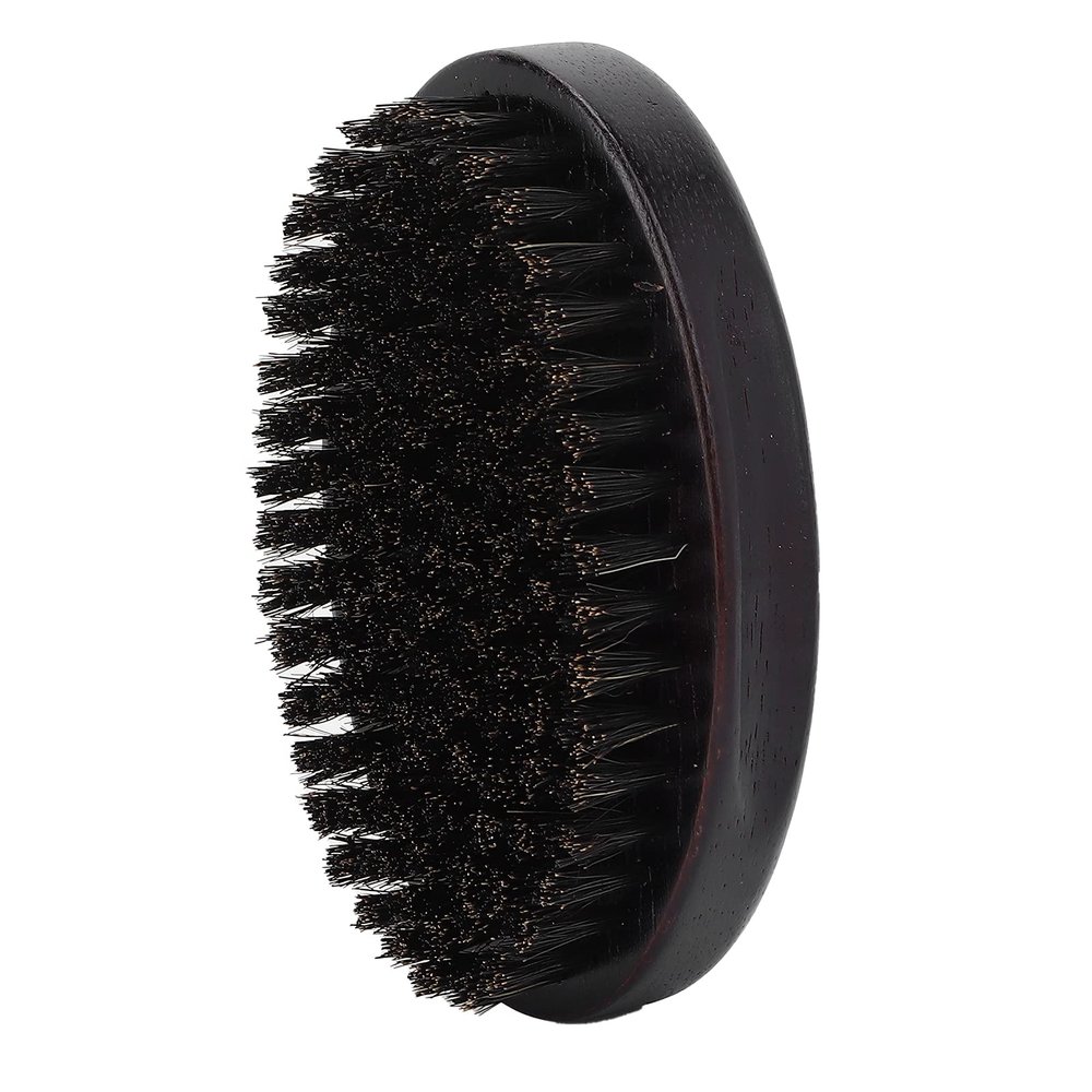 Beard Styling Brush, Wooden Handle Beard Grooming Brush Durable Portable for Men