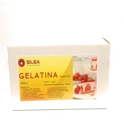 sheets of gelatin silea quality gold , gr 1000