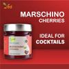 Ved Gourmet Original Red Maraschino Cherries - Italian Cherry for Old-Fashioned Cocktails - Vegan Cocktail, Bourbon Cherries in Natural Syrup for Cocktail Garnish - 300g Jar view 2