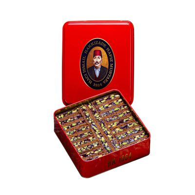 Hafiz Mustafa 1864 Istanbul, Turkish Delight, Ottoman Kadaifi, Dessert Snacks, Pistachio, Pomegranate, Milk - Turkish Sweets Tray Gift Ideas for Birthday, Christmas