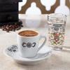 Hafiz Mustafa 1864 Istanbul, Turkish Coffee, Finest Ground, Authentic, Milled and Medium Roasted Arabica Beans, Tray Gift Ideas for Birthday, Christmas view 3
