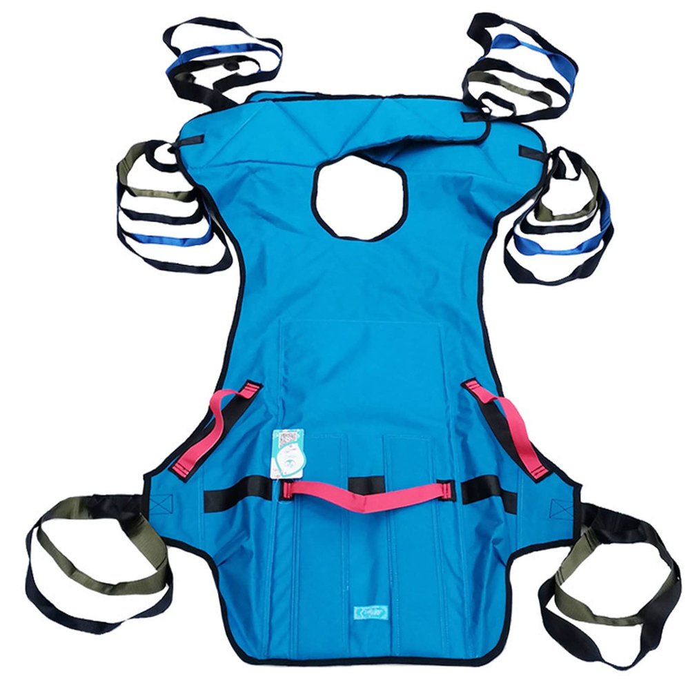 LXYYSG Patient Elderly Disabled Lift Sling with Commode Opening for Assisted Transfer, Adjustable Full Body Lifting Aid Straps, Thick Sponge for Legs, Comfortable to Use, Load: 150KG