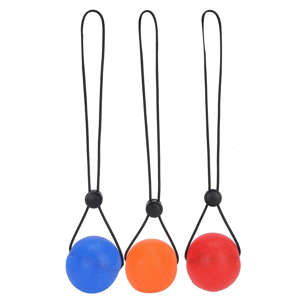 Grip Ball, Finger Hand Exercise Ball Portable for Office for Adults for Home (Orange 20 Degrees + Red 25 Degrees + Blue 30 Degrees)