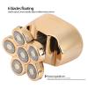 Bald Shavers, Double Ring Veneer Net Electric Shaver for Hair Beard Trimming view 3